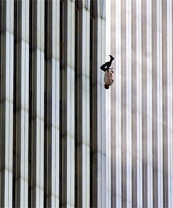Man falling from the World Trade Center