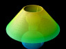 3d graph of a lamp