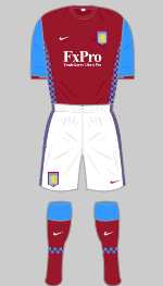 aston villa 2010-11 home kit