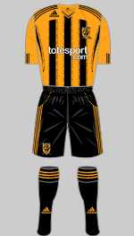 hull city 2010-11 home kit